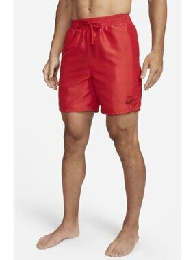 Nike Swim Logo‎ 7" Shorts Trunks Bathing Suit NESSD450-614 Mens M NEW with Tags